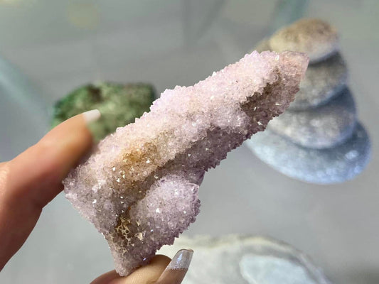 Spirit Quartz With Amethyst and Citrine Natural Point