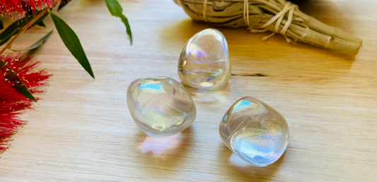 Angel Aura Quartz Tumbles